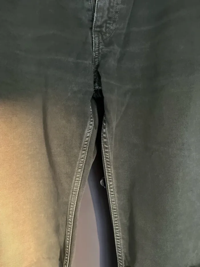 Pantalon homme chino taille 42 kaki H&M - photo numéro 6