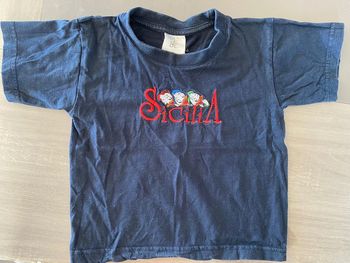 Tee shirt manches courtes sicilia Disney 1-2 ans 86-92cms