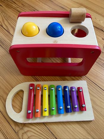 Tap tap xylophone 2 en 1 en bois - Oxybul