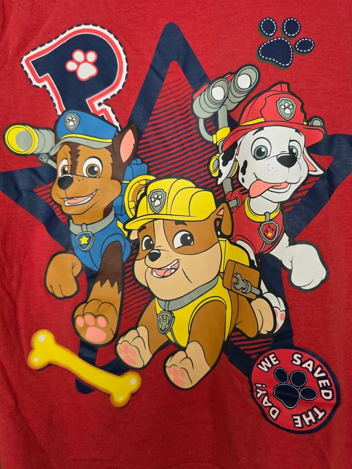 TEE-SHIRT MANCHE LONGUE PAW PATROL NICKELEDEON COMME NEUF 6ANS - photo numéro 2