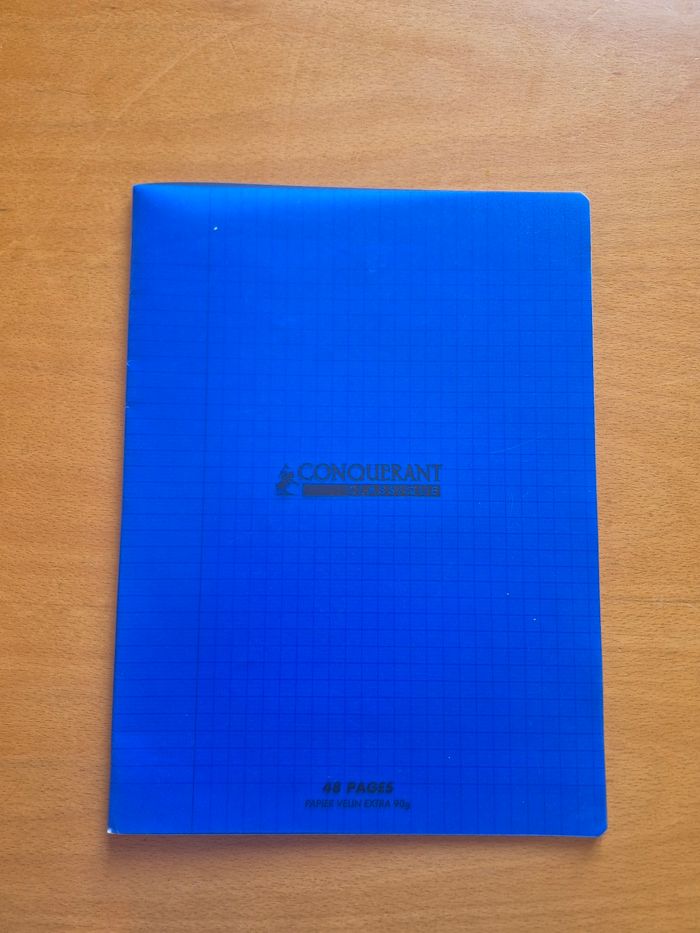 Cahier Conquérant 48 pages