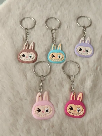 Lot de 5 Porte-clefs🤎Labubu🩷