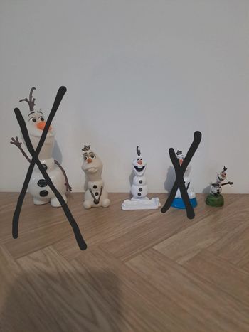 Lot de figurines Olaf