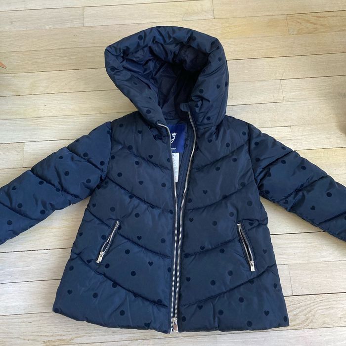 Bleu Marine Manteau Ans Fille Manteau Officier En Drap De Laine