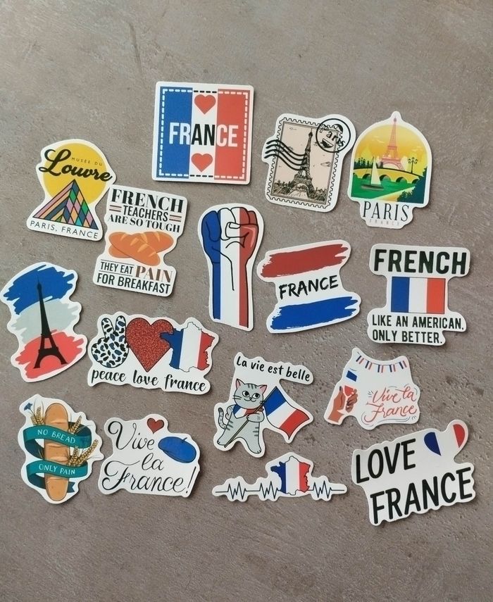 Lot stickers autocollants France 🇫🇷