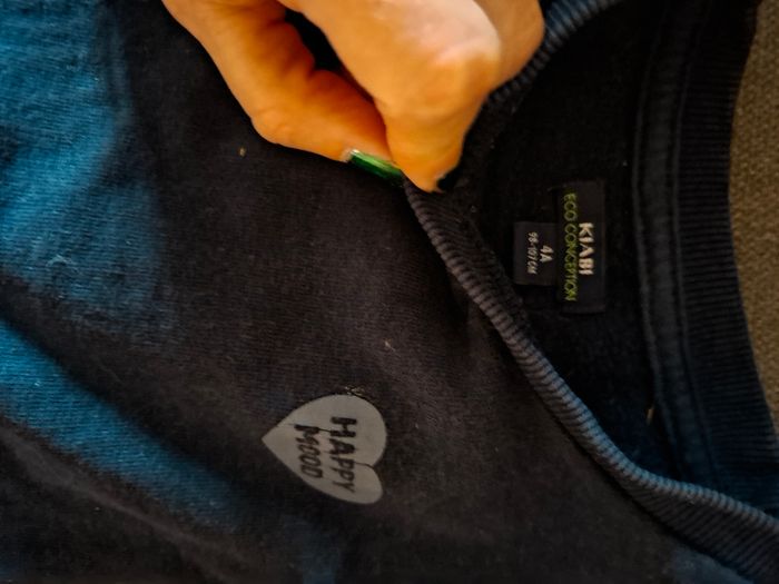 Pull bleu marine - photo numéro 2