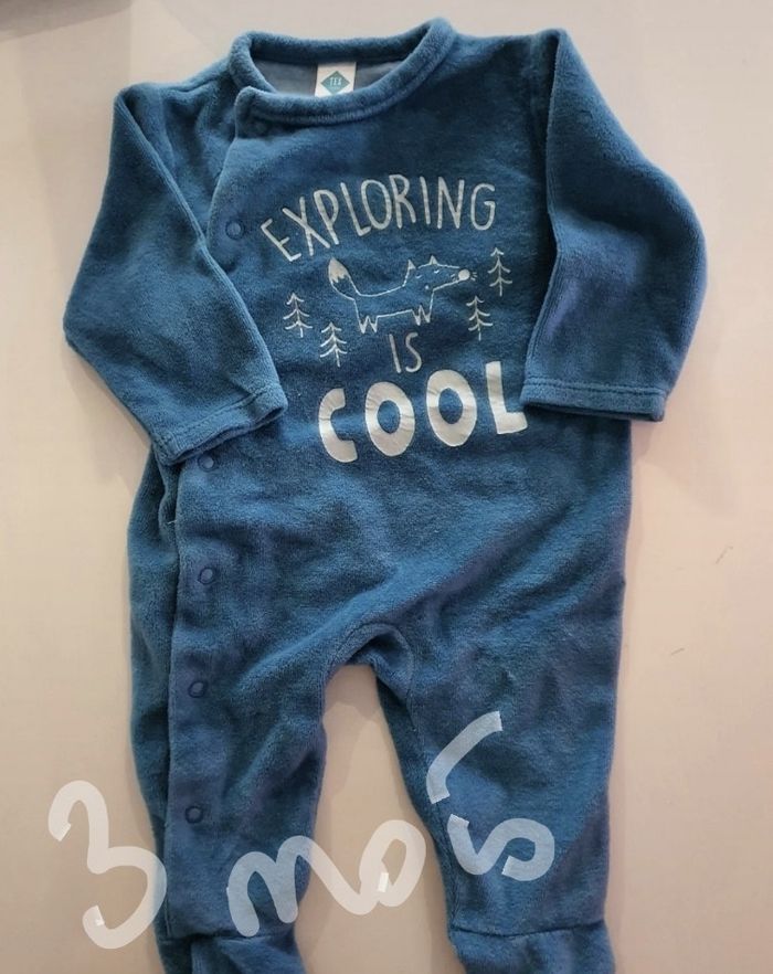 Pyjama velours bébé