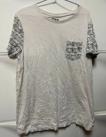 T-shirt star wars blanc gris taille m