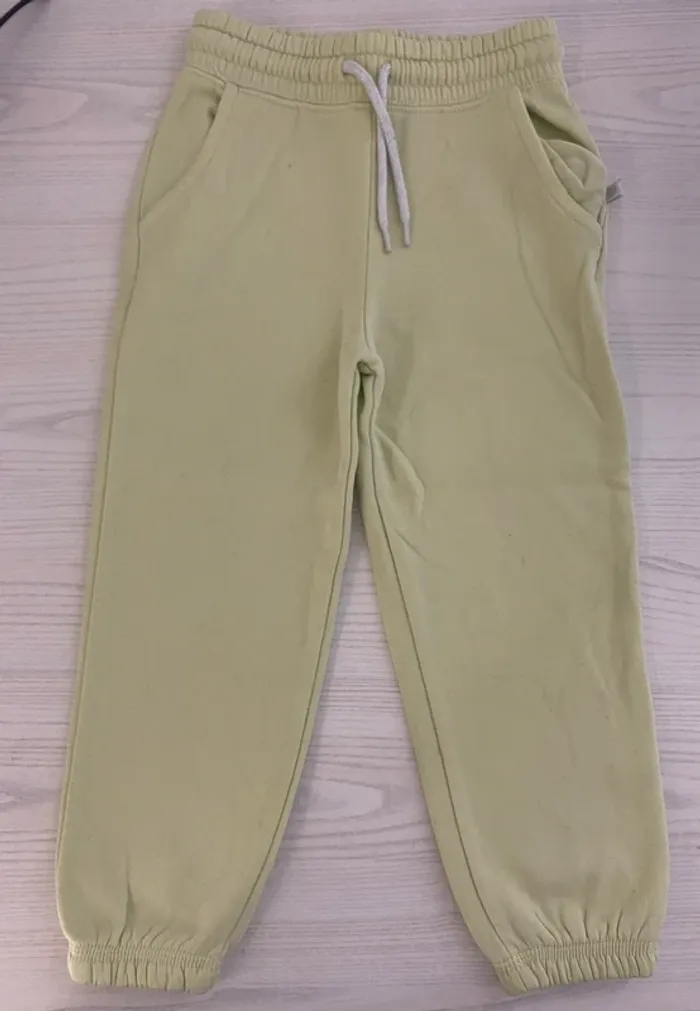 Pantalon training molletonné jaune fille Primark 3-4 ans > 104 cm