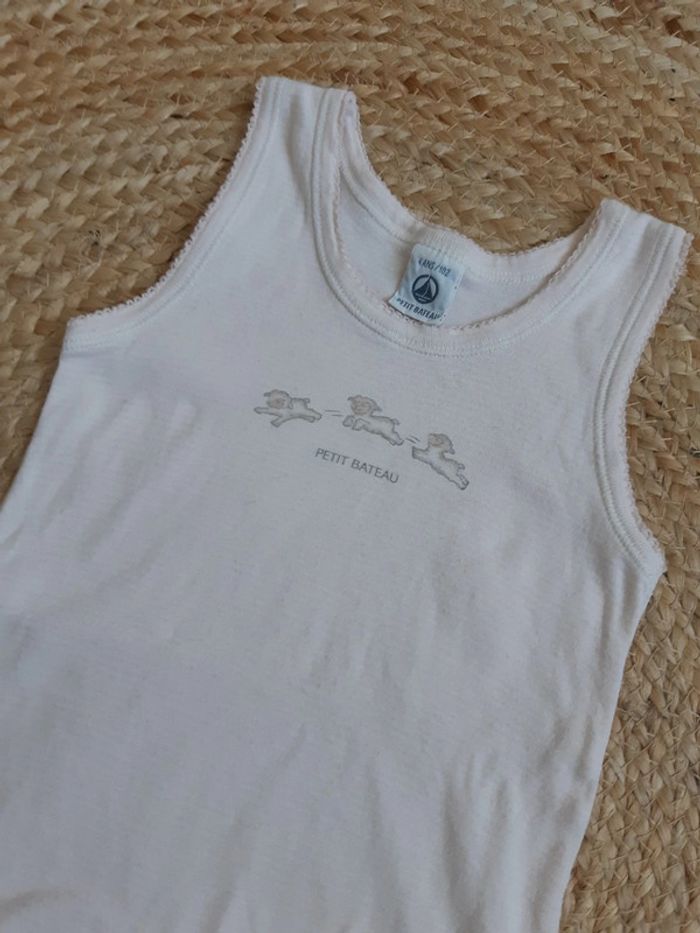 Body débardeur Petit Bateau 4 ans - photo numéro 2