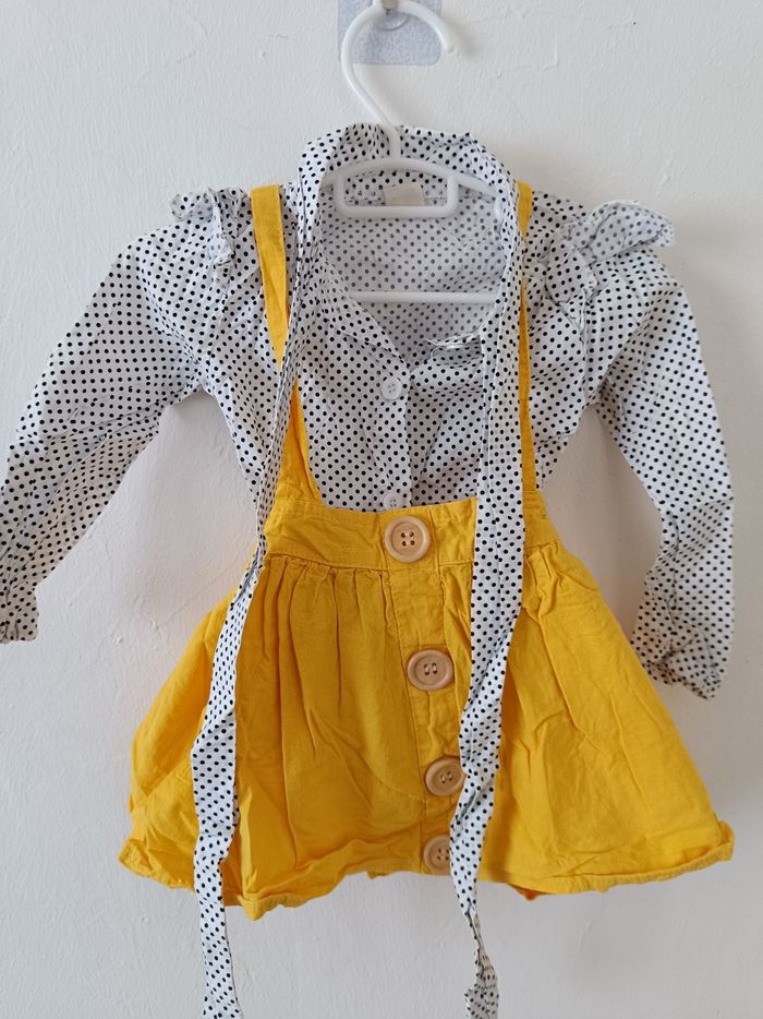 Robe salopette 9 mois