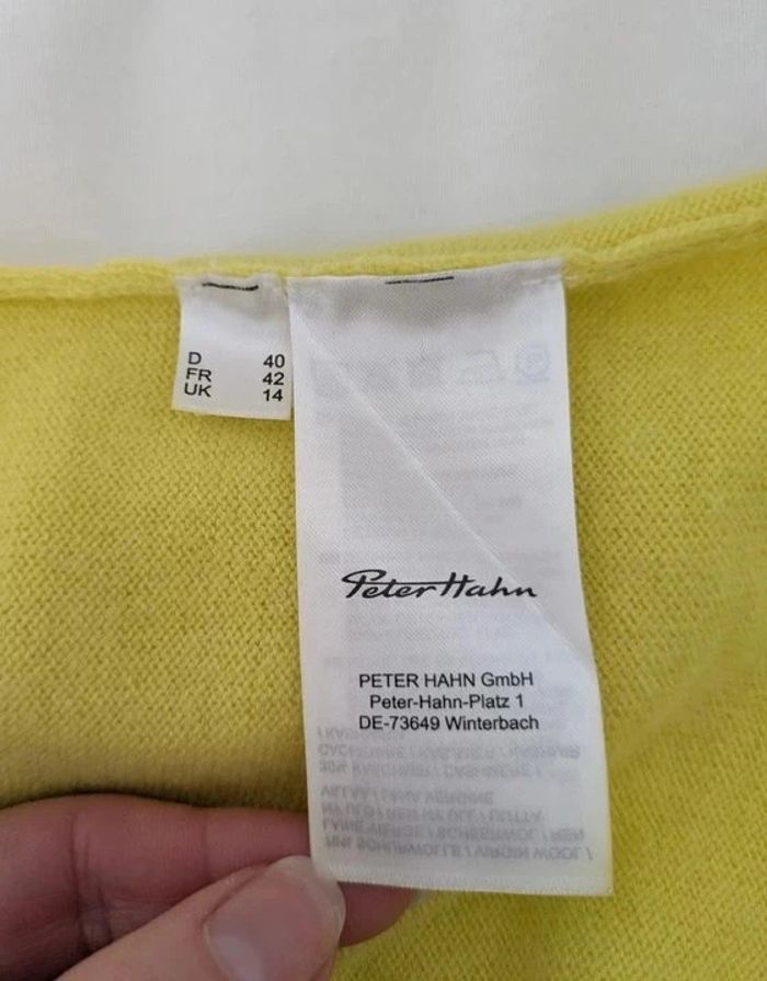 T-shirt en laine et cachemire - Peter Hahn - taille 40/42 - photo numéro 4