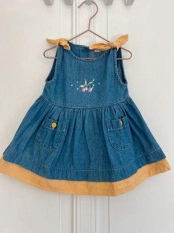 Robe en jean 6 mois