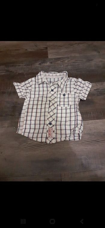 Chemise à carreaux garçon