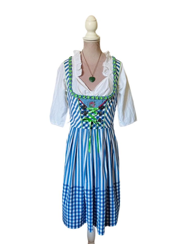 🦋🌿Robe traditionnelle autrichienne Dirndl cottagecore austrian dress🌿🦋 - photo numéro 3