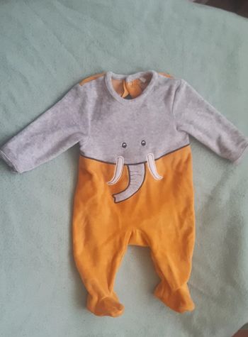 Pyjama éléphant 1piece 3m 60cm