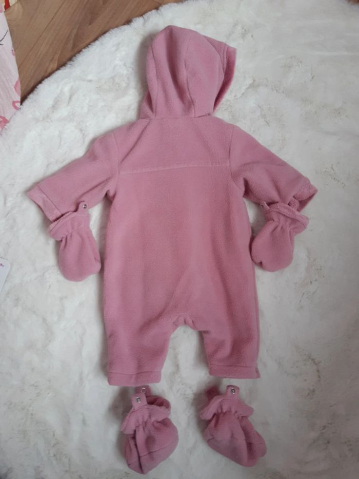 Combi pilote / Combinaison / Manteau Hiver Rose fille 3 mois - photo numéro 6