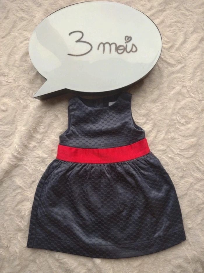 Robe Fille 3 mois Obaïbi 100% coton