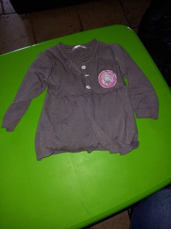 Gilet marron 18 mois