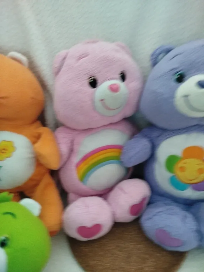 Lot de peluches Bisounours Care Bears - photo numéro 3
