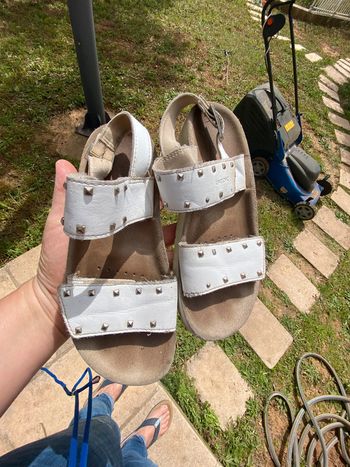 Sandales Geox, 32 blanches