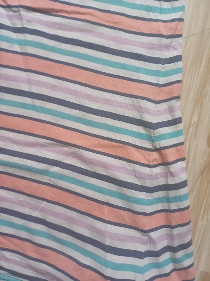 Chemise de nuit bretelle rayée taille 38/40 - photo numéro 7