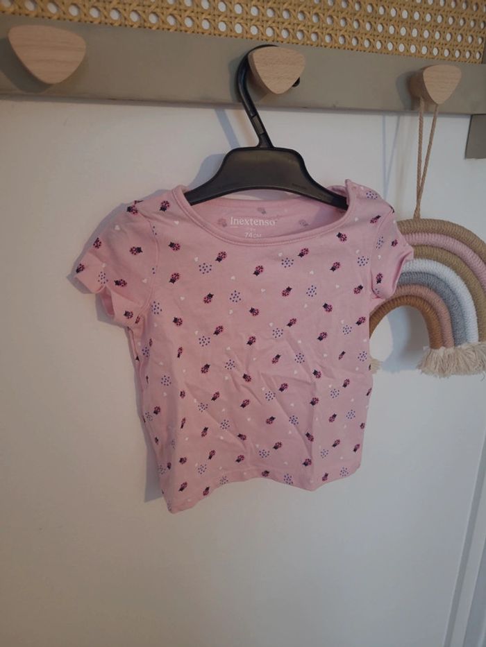 T-shirt bébé fille coccinelle 🐞