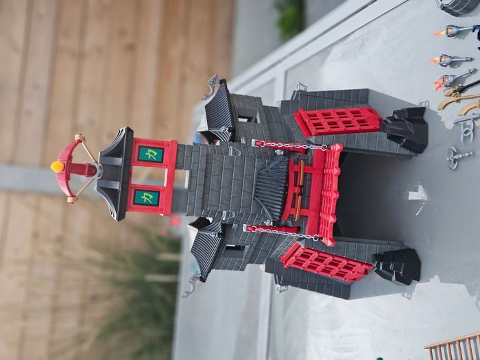 Playmobil La citadelle secrète du dragon 5480 + dragon rouge 5463 - chevalier et dragon - photo numéro 9