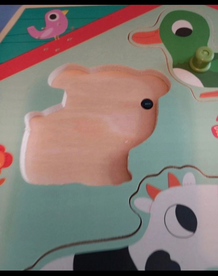 Super puzzle en bois  sonore ouaf woof de Djeco - photo numéro 3