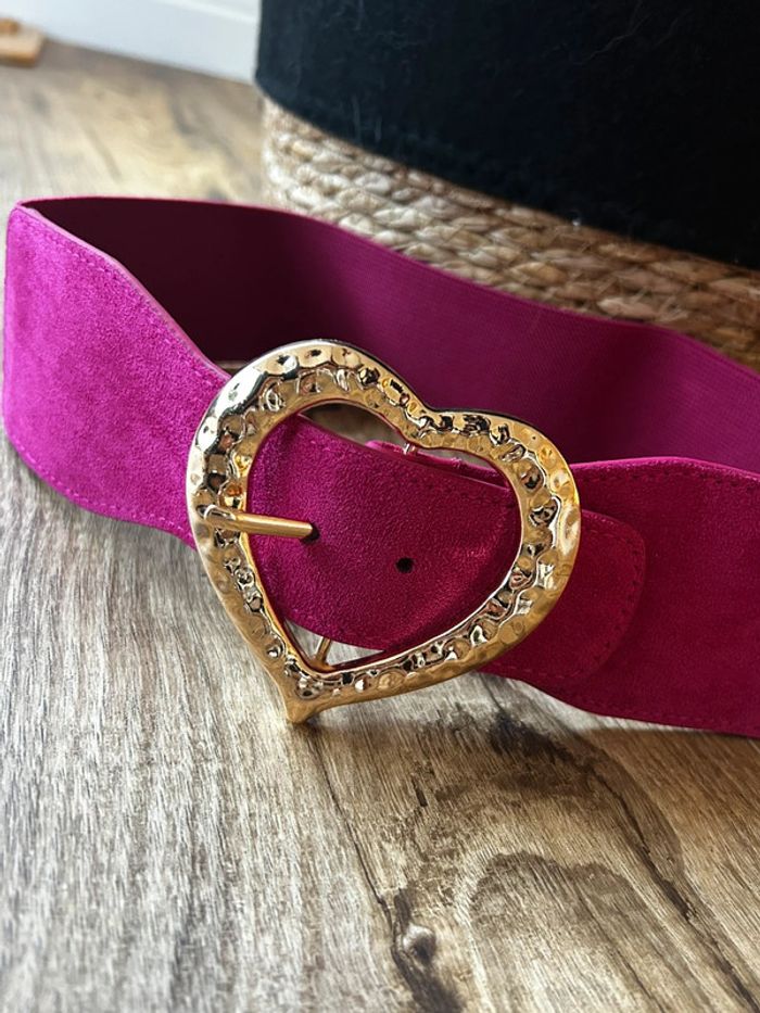 Ceinture fushia extensible - photo numéro 2
