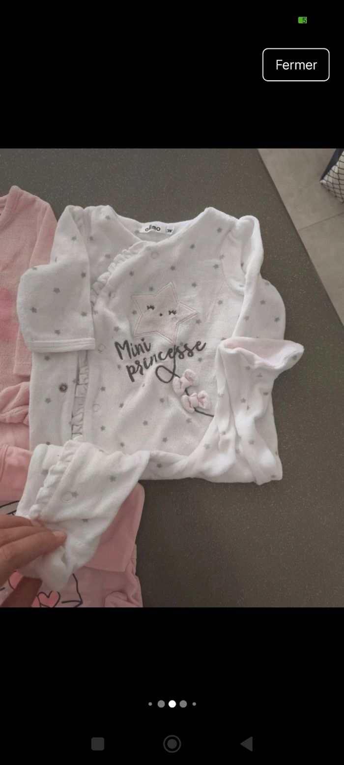 Lot pyjamas 3 mois - photo numéro 5