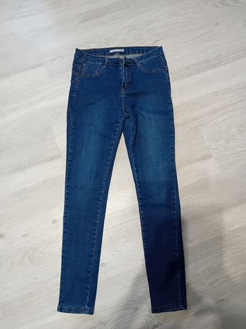 Pantalon en jean bleu