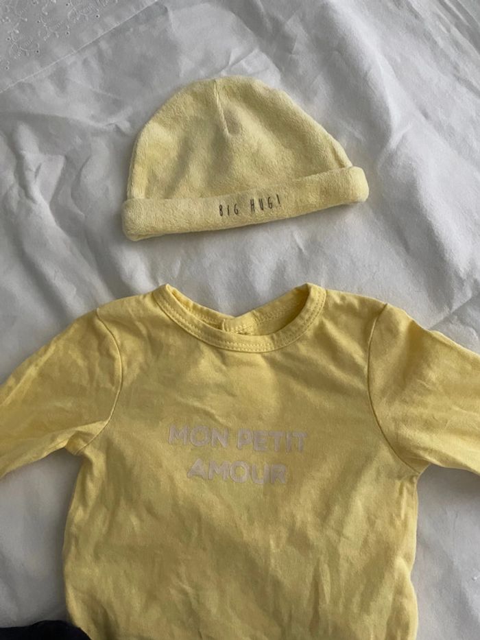 Lot pyjama + grenouillère 1 mois bébé d’été - photo numéro 6