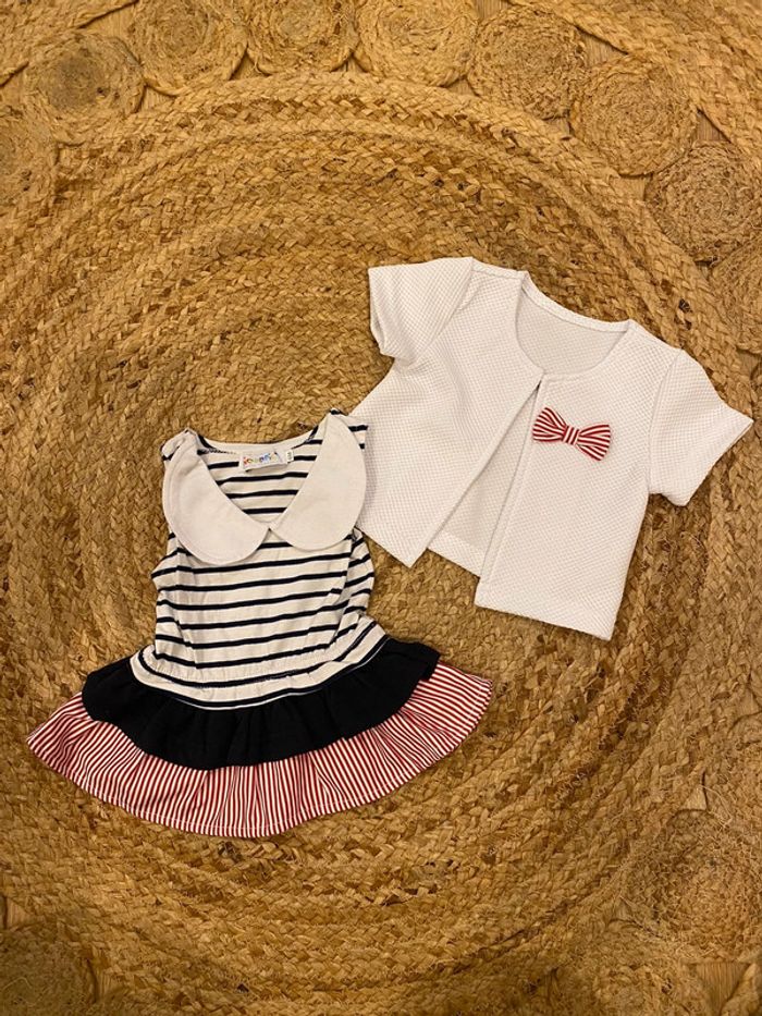 Ensemble fille 6 mois