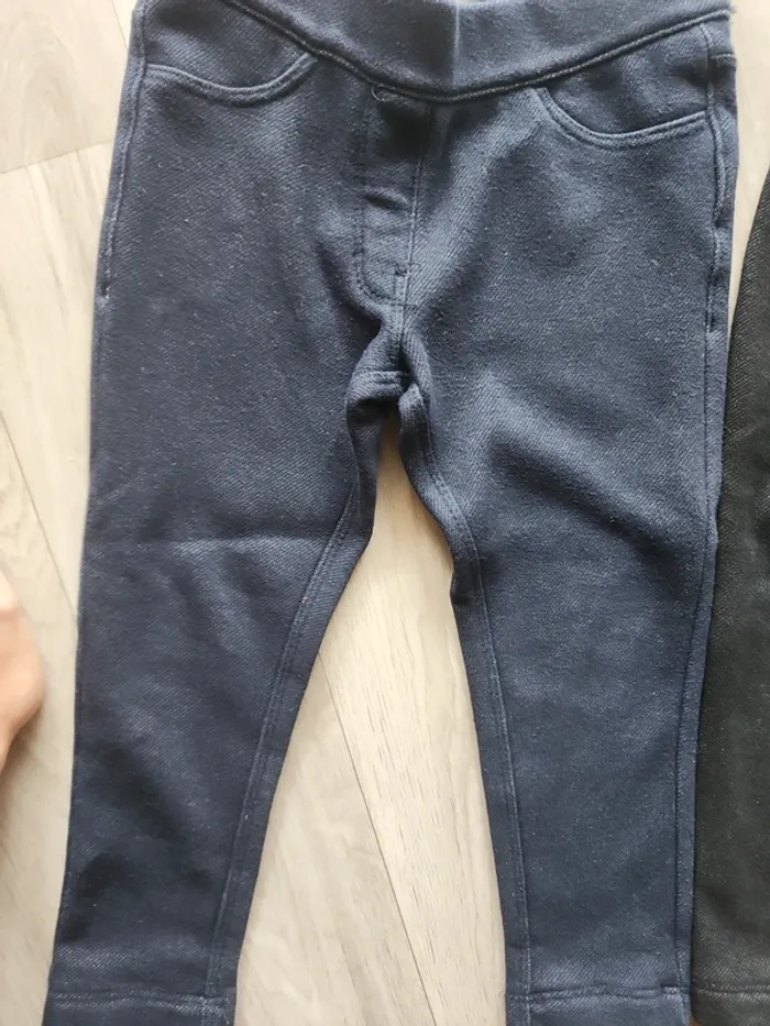 Lot 2 leggings jeggings chaud 3 ans - photo numéro 2