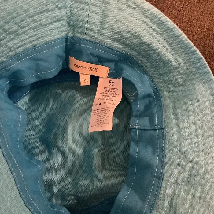 Chapeau bleue turquoise TEX taille 55 cm - photo numéro 2