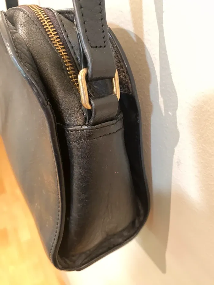 Sac bandoulière noir Lancaster - photo numéro 5