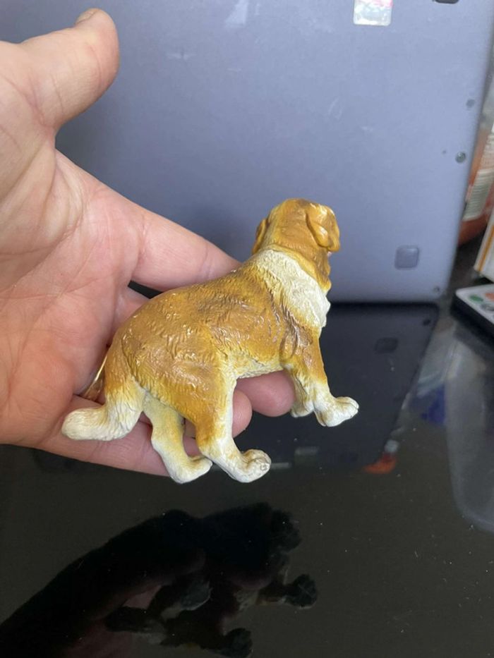 Figurine Vintage Chient Saint Bernard Schleich 1994 - photo numéro 4