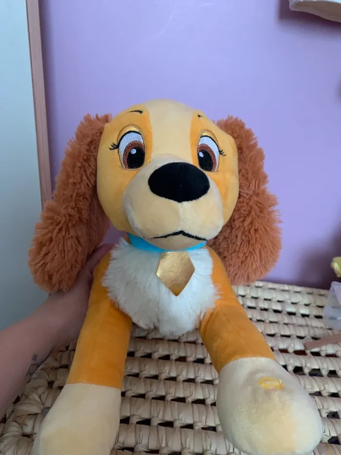 Peluche Lady musicale Disney la belle et le clochard - photo numéro 4