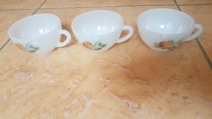 Lot de 3 tasses à café Arcopal