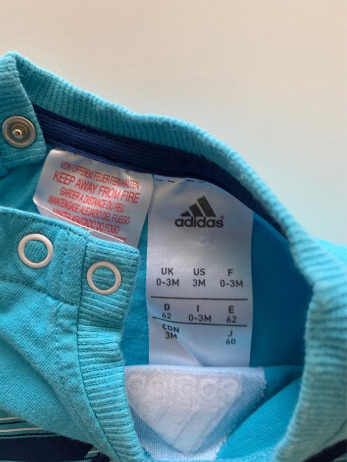 Ensemble bébé garçon Adidas 0/3 mois - photo numéro 2
