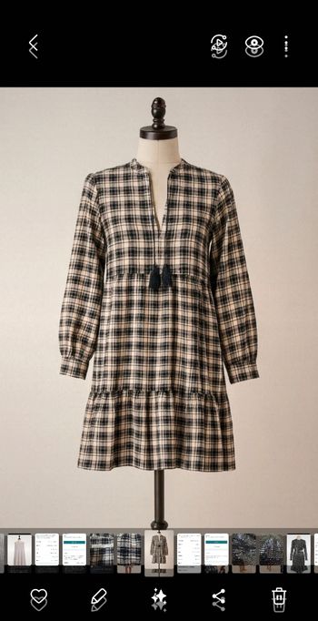 Robe noire et beige la fée maraboutée