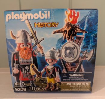 Playmobil 9209 Vikings avec stand d'armurerie