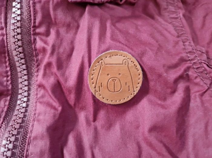Manteau chaud fille H&M flushia 80 cm - photo numéro 3