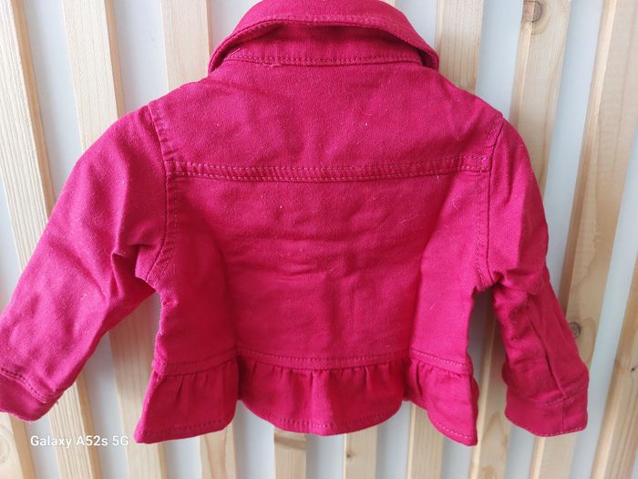 Veste jean fushia 3 mois - photo numéro 2