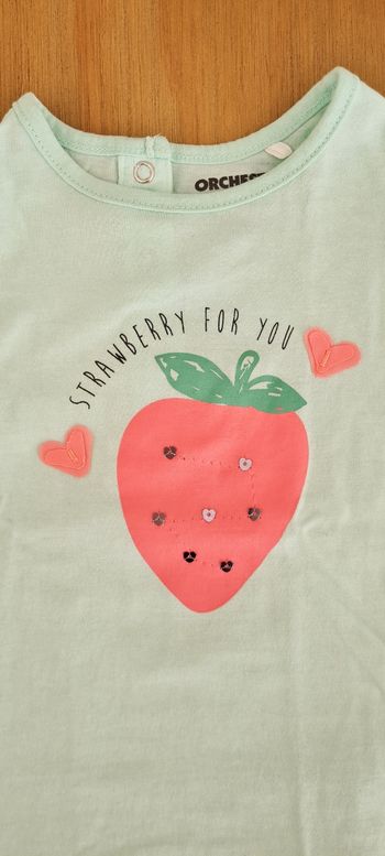 Tee-shirt bébé fille