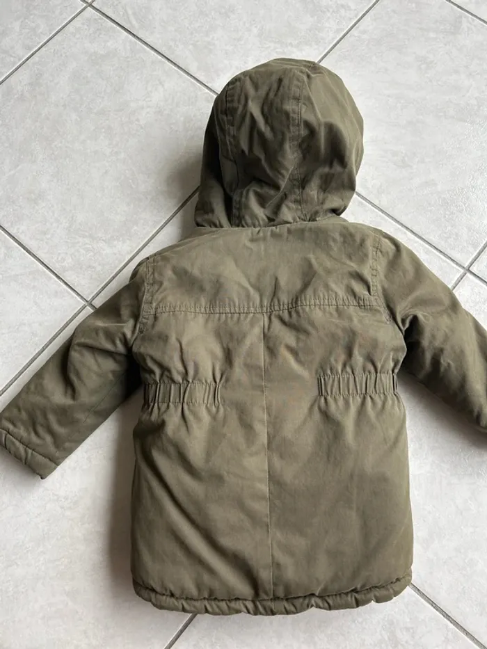 Veste kaki kiabi taille 24 mois - photo numéro 5