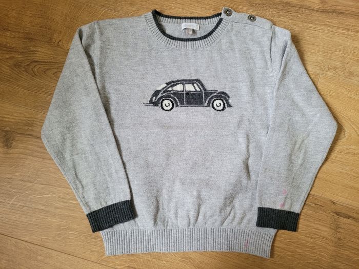 Pull gris 5 ans