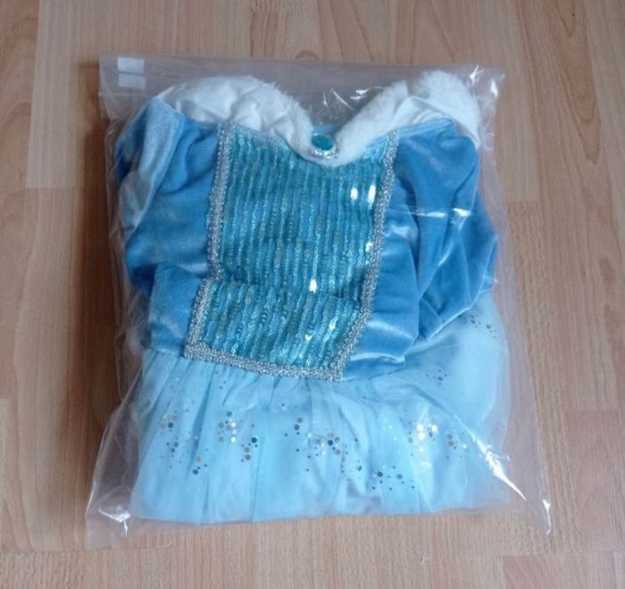 Deguisement robe princesse bleu 6ans - photo numéro 6