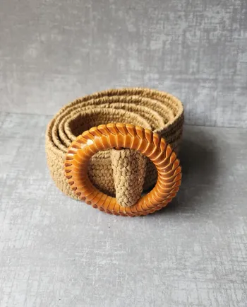Ceinture beige ajustable